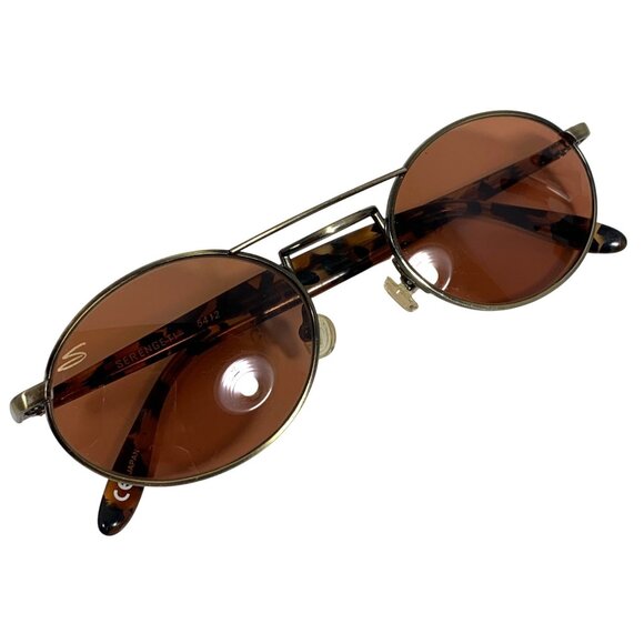 Vintage Serengeti Santa Fe Polarized Oval Tortoiseshell Sunglasses 5412 - Picture 2 of 7